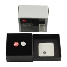Genuine Leica M Soft Release Button 12mm Red with "Leica" lettering 14010