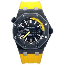 Audemars Piguet 42MM Royal Oak Offshore Diver Carbon 15706AU - 2014  Papers