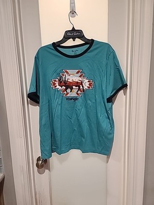 Wrangler Women's Retro Buffalo Bison Western T Shirt Size XXXL