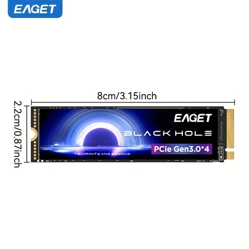 EAGET SSD NVMe haute vitesse M.2 1 To 3500 Mo/s, haute performance - LIVRAISON RAPIDE UK - Photo 5/12