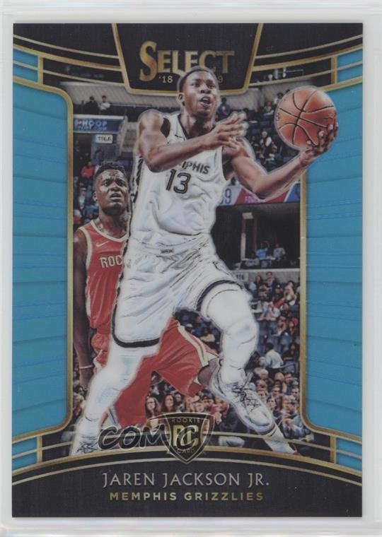 2018 Panini Select Concourse Light Blue Prizm 132/299 Jaren Jackson Jr #35 o8g