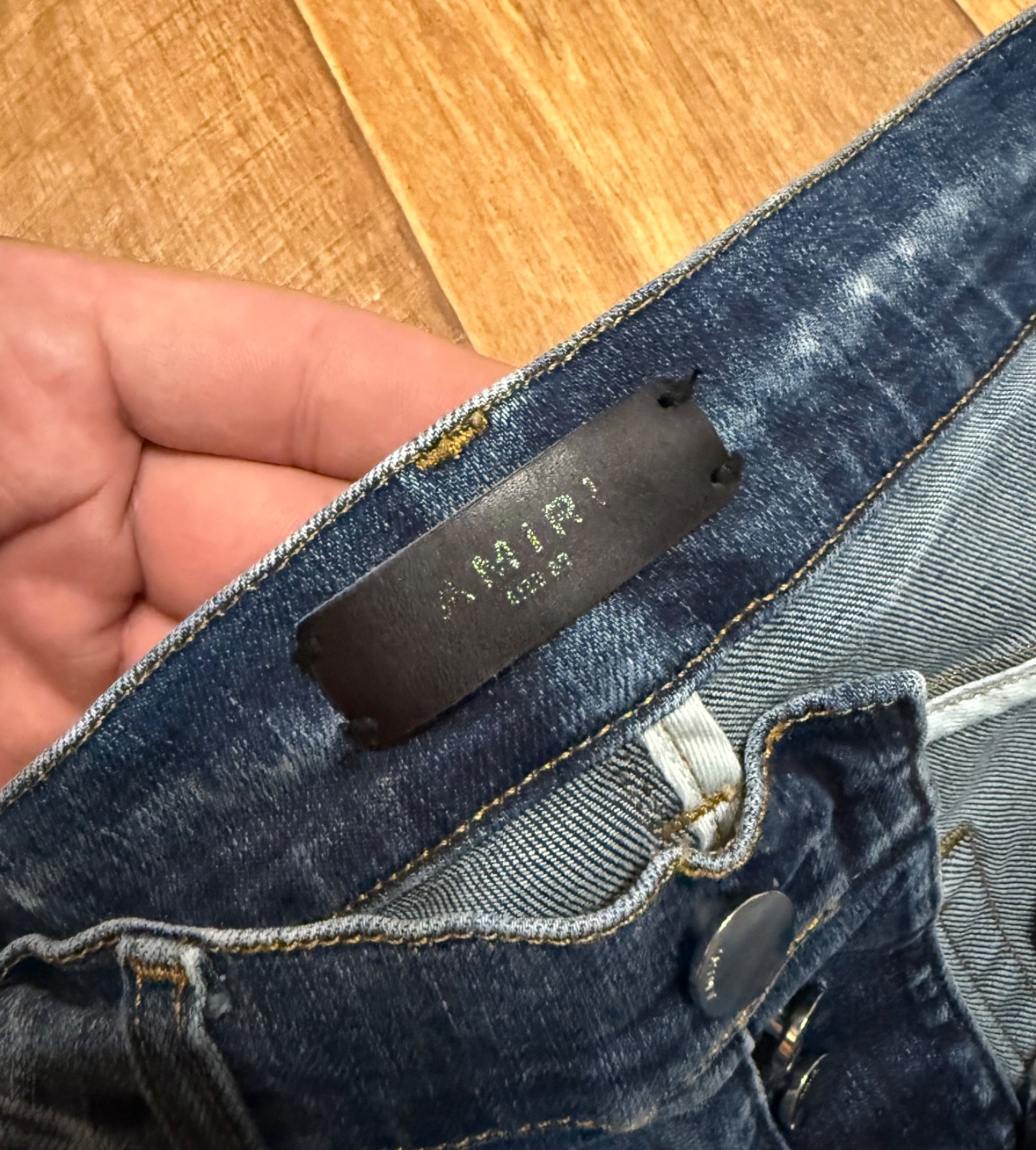 Amiri Blue Ripped Jeans Denim Pants image 9