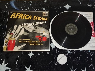 LP- Guy Warren With Red Saunders Orchestra , Africa Speaks America Answers