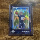 2024 Donruss Optic Drake Maye Purple Shock Rated Rookie #229 Patriots