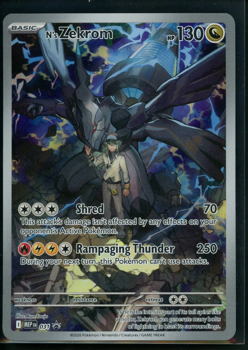 Zekrom Holo Pokémon TCG Individual Collectible Card Game Cards for