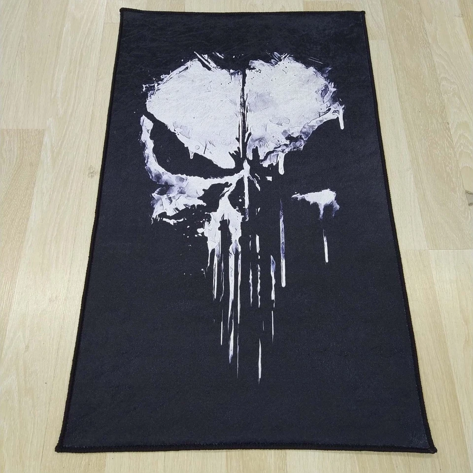 Punisher Skull Logo Rug, The Punisher, Avenger, Marvel, Punisher Rug, - Image 4 of 4