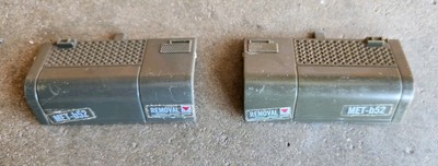 2 Vintage 1984 GI Joe Killer Whale Hovercraft Engine Covers Parts Lot - Unbroken