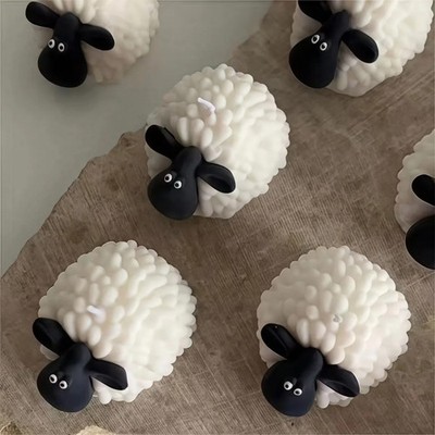 3D Tier Silikonform Schaf Kerzen Seifen Gips Diy Bastelwerkzeug