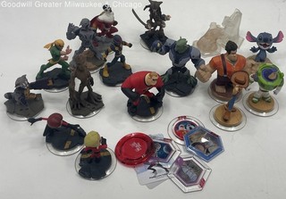 Disney Infinity Figures Lot of 15 Accessories