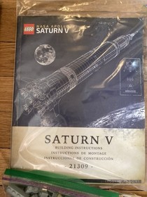 LEGO Ideas 21309 NASA 1969 Apollo Saturn V Complete With Original Box, Manual