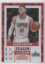 2017 Contenders Draft Picks Season Cracked Ice Ticket 21/23 Blake Griffin #4 fm0