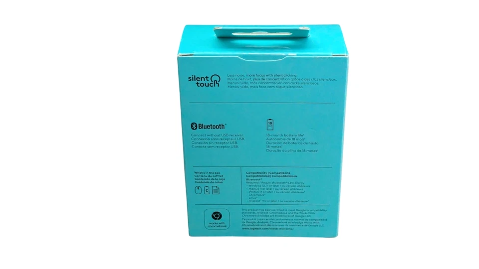 Logitech M240 Silent Bluetooth Mouse, Wireless, Compact, Portable Graphite Black - Image 3 of 3