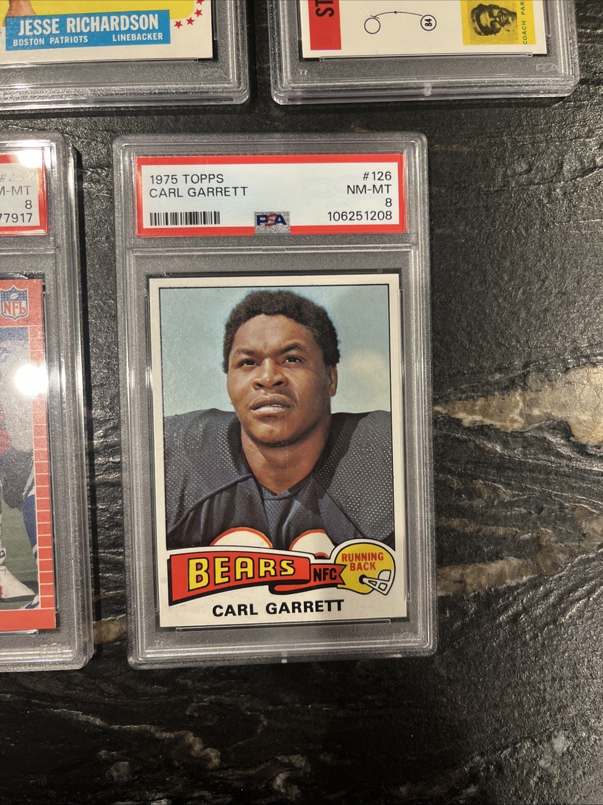 PSA Vintage Football Card Lot (5) Topps & Pro Set 1964-1989 NFL view 5