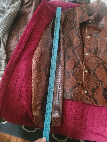 Dolce & Gabbana Exotic Snakeskin Leather Biker Blouson Jacket Archive Piece - Picture 14 of 14