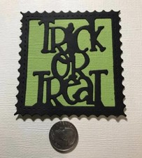  Trick or Treat Die Cuts Paper Pieces Halloween