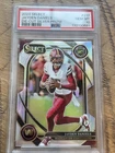 2024 Panini Select Club Level Jayden Daniels #217 Silver Prizm Die-Cut PSA 10