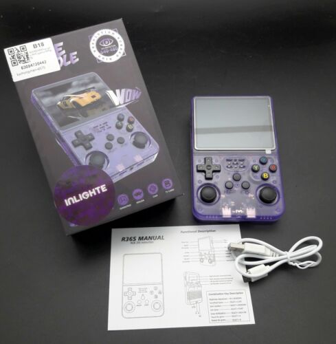 New R36S Retro Handheld Video Game Console Linux System 3.5 Inch IPS Screen