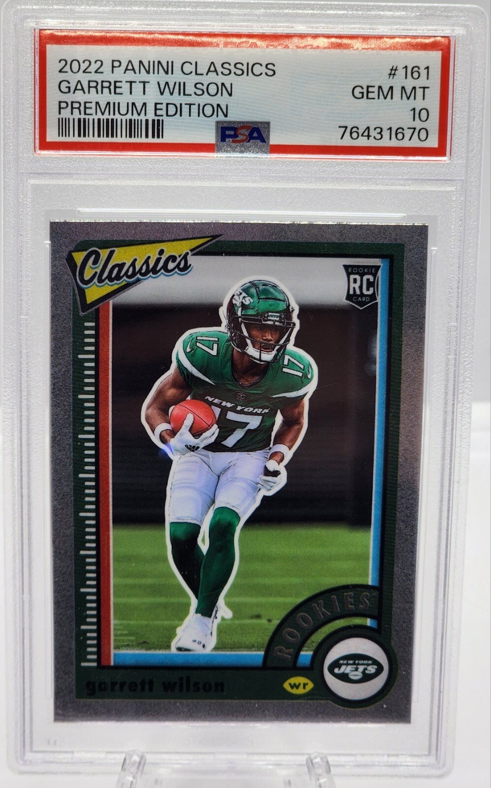 Garrett Wilson Panini Classics #161 Premium Edition