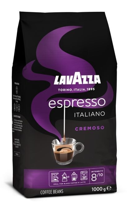 LAVAZZA Espresso Italiano Cremoso Coffee Beans 1000g / 1kg / 35.3
