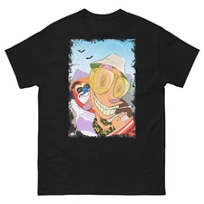 Ren and Stimpy in Las Vegas T Shirt, psychedelic design