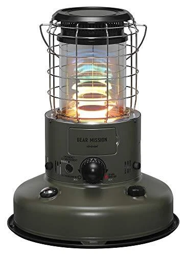 TOYOTOMI GEAR MISSION RR-GE25 Kerosene Oil Heater Rainbow Flame OLIVE Japan