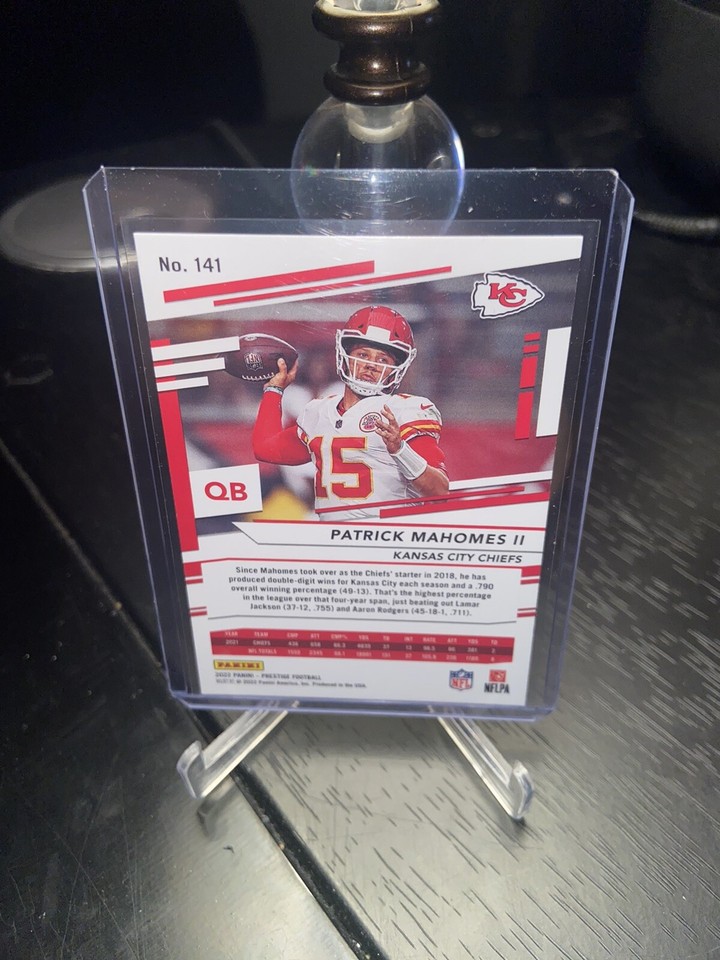 Patrick Mahomes II 2022 Panini Prestige 141 Kansas City Chiefs MVP eBay