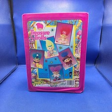 1992 Treasure Trolls Case  one insert, No trolls. Ace / Tara Toys, Lil' sticky
