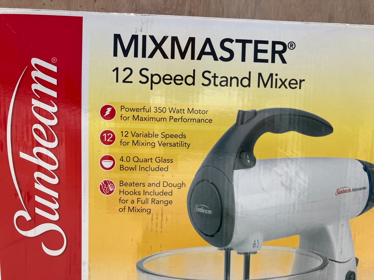 Sunbeam 2350 MixMaster Heritage Series 12 Speed Stand Mixer, Bowl