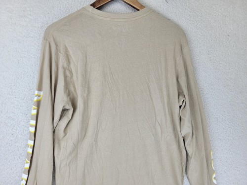 Eighty-Eight Bad Habits Shirt Mens M Beige Beer Glass Embroidery Funny Crew Neck - Picture 10 of 19