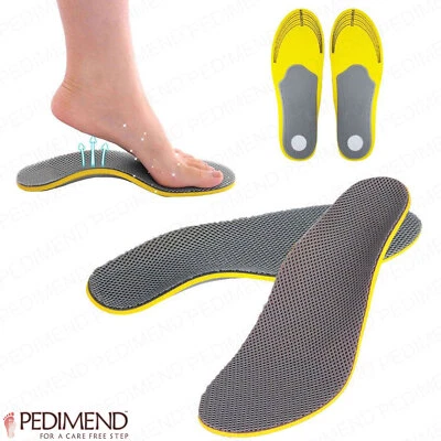 Pedimend™ Orthotic Insert Rigid High Arch Support Insoles Plantar Fasciitis - UK