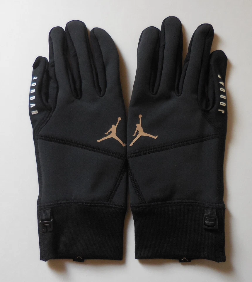 Nike Jordan Hyperstorm Fleece Training Gloves Men Black/Black/Hemp/White M - Image 3 of 4