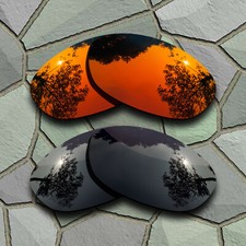 Red Orange Grey Black Lenses Replacement for-Costa Del Mar Fathom Polarized