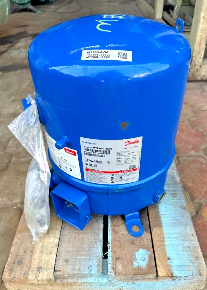 MTZ80HP4AVE DANFOSS HERMETIC COMPRESSOR New DHL/FedEx/UPS Expedited ShippingTYJ1 - Image 2 of 4
