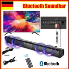 Bluetooth5.0 Soundbar für TV Heimkino 3D Surround Subwoofer Lautsprecher 20W