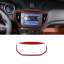 Red Carbon Fiber Interior Air Outlet Cover Trim For Maserati Ghibli 2014-15 2pcs Red Carbon Fiber Interior Air Outlet Cover Trim For Maserati Ghibli 2014-15 2pcs