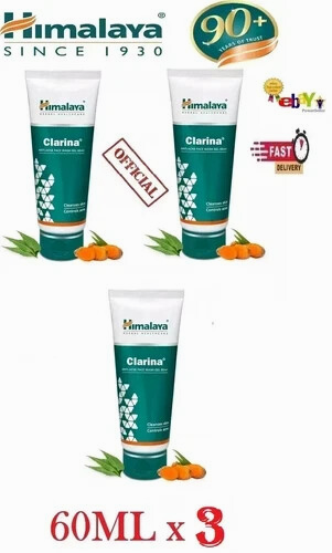 CLARINA, GEL LAVANT VISAGE ANTI-ACNÉ, 60 ml, Himalaya