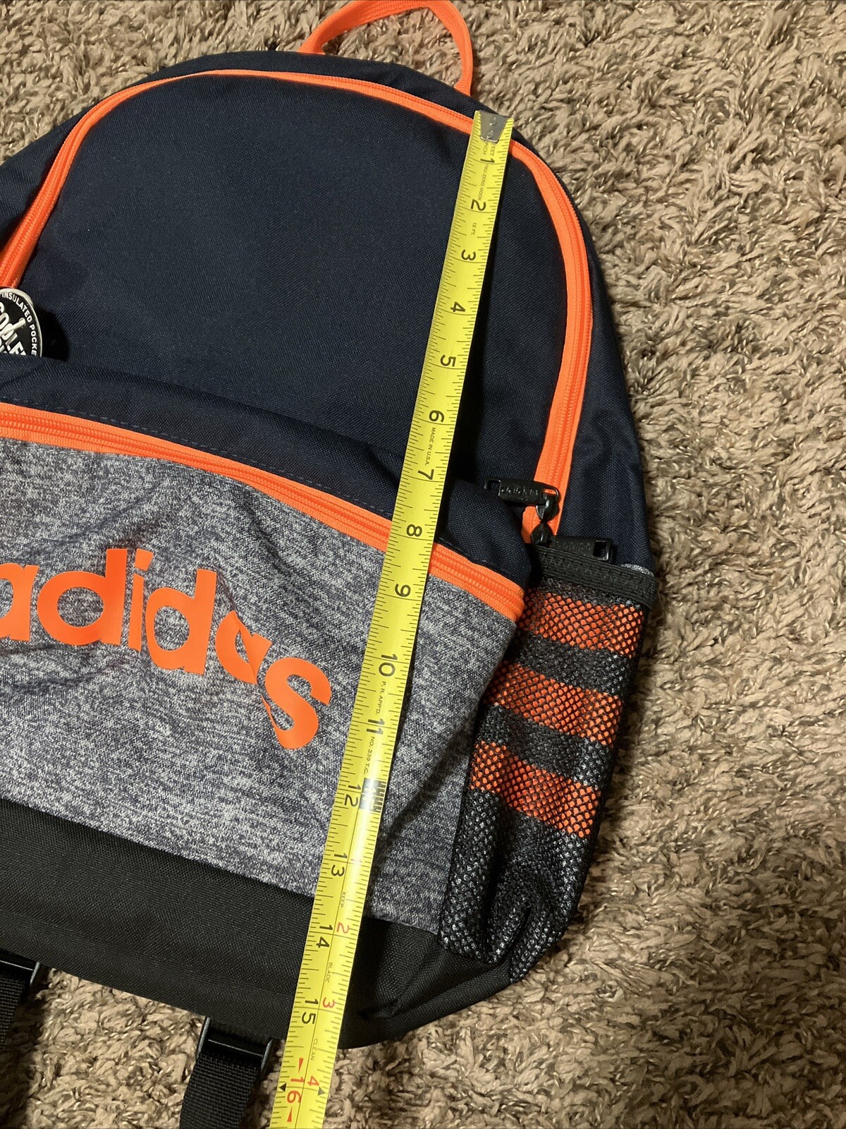 adidas orange backpack