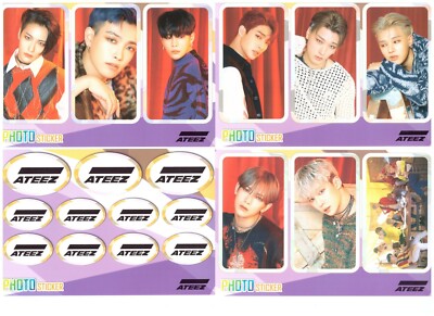 ATEEZ Photo Sticker 02 (16 P) K-POP | eBay