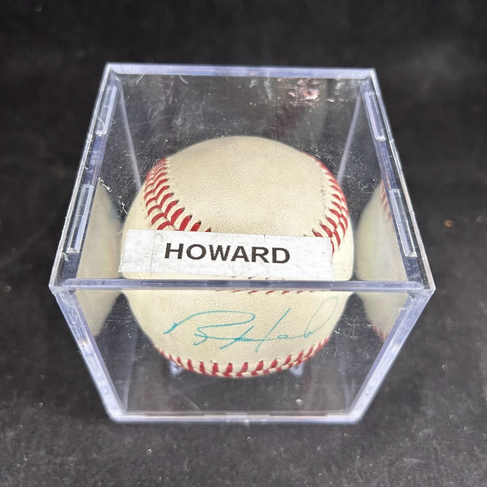RYAN HOWARD RAWLINGS ARIZONA LEAGUE AUTOGRAPHED SIGNED BASEBALL JSA COA W/ CASE - Image 3 of 4