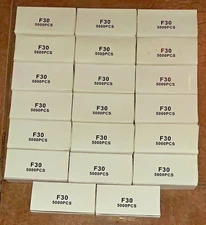 20 Boxes - 5,000 Brad Nails F30 18 Gauge 1-3/16" Inch Heavy Duty Galvanized Wood