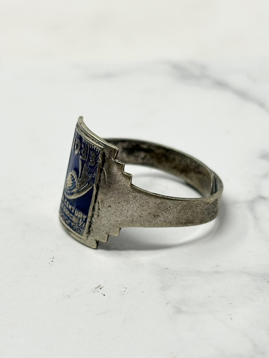30s シカゴ万博 シルバーリング vintage antique 30s シカゴ万博 シルバーリング vintage antique 30s シカゴ万博