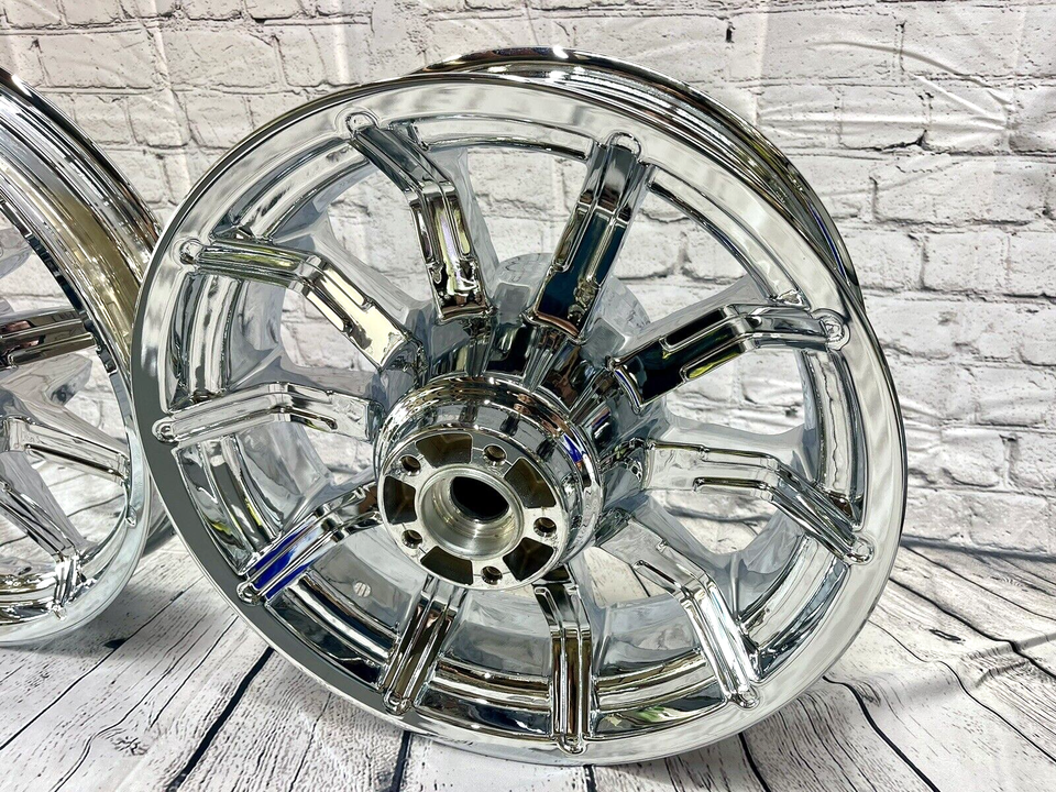 Glider Rims Harley Touring Road King Electra Glide 2014-2019 Chrome Wheels Rims ...