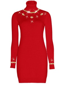 Rollkragen Kleid Rot Where To Buy Bc916 F2843