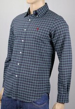Ralph Lauren Blue Red Plaid Classic Oxford Dress Shirt NWT
