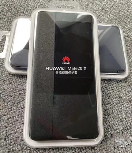 Original Luxury PU Leather Smart View Flip Cover Case For Huawei Mate20 X Phone - Picture 4 of 12