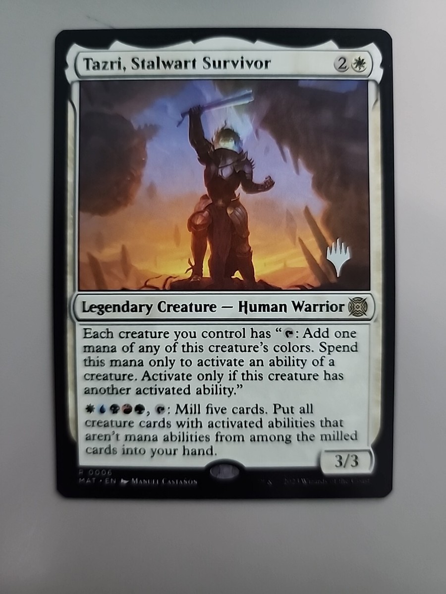 MTG Tazri, Stalwart Survivor March of the Machine: Aftermath 6 FNM Regular Rare | eBay MTG Tazri, Stalwart Survivor March of the Machine: Aftermath 6 FNM Regular Rare | eBay