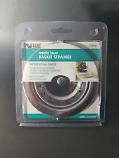 Plumb Works Professional Grade Sink Spring Snap Basket Strainer Assembly 