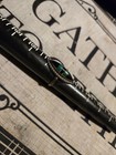 Sterling Native Turquoise, onyx ladies ring sz 6