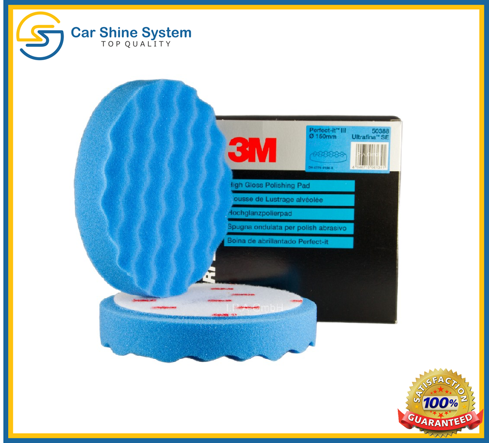 Mousse De Lustrage Ultra Fin 3M™ Perfect-It™, Bleu, Alvéolée, 150 Mm, 50388 | 3M France - Foto 2