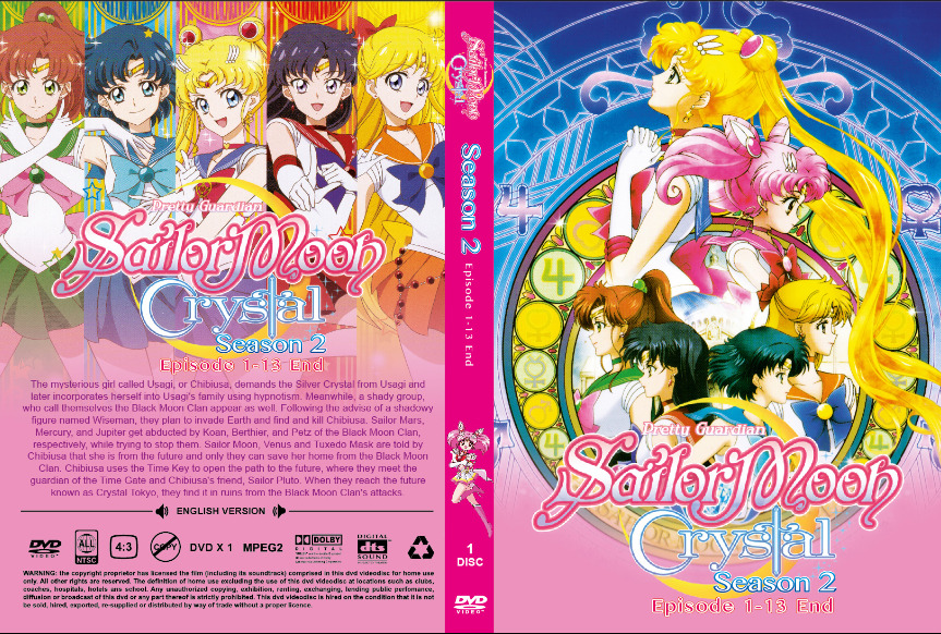 ANIME DVD Sailor Moon Crystal Season 3 (1-13) ENGLISH DUBBED